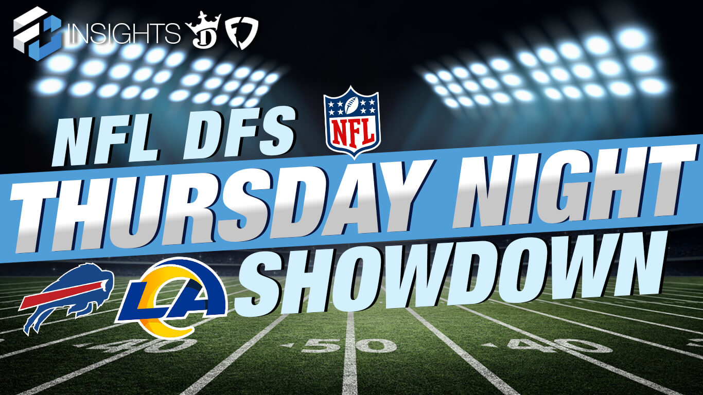 NFL DFS Thursday Night Showdown - Bills at Rams - 9/8/22