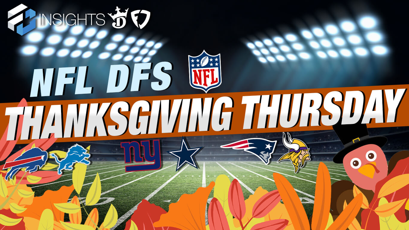 best draftkings lineup thanksgiving