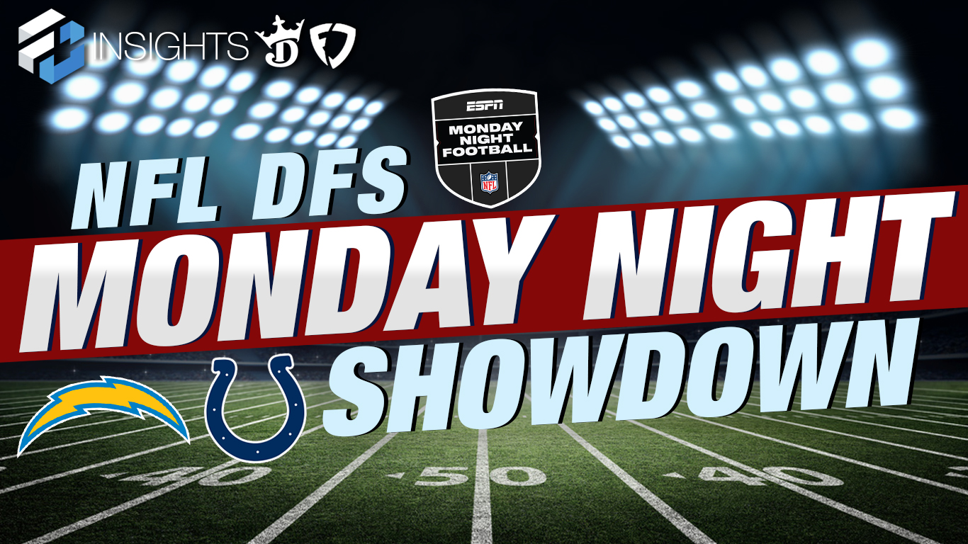 NFL DFS Monday Night Showdown: Chargers at Colts – 12/26/22