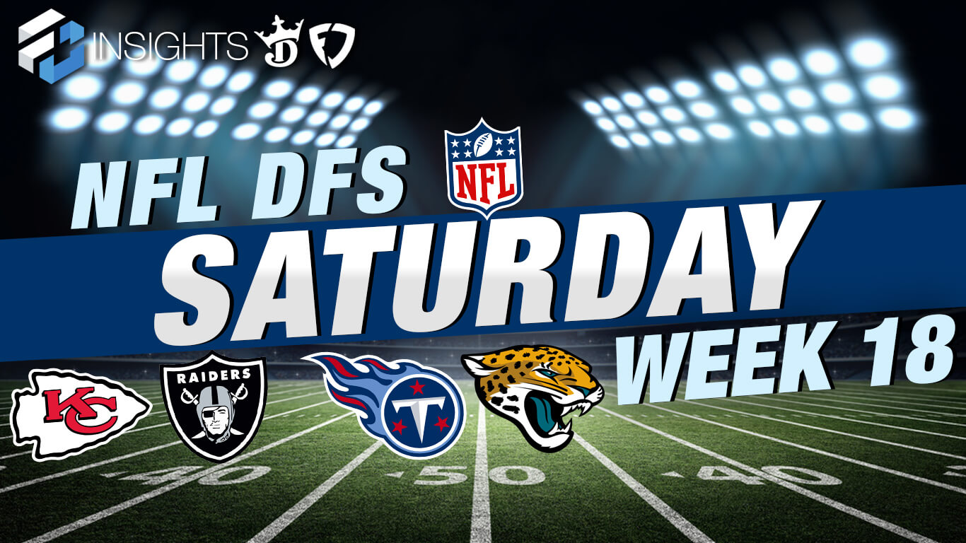 NFL DFS Picks: Best FanDuel and DraftKings lineup advice for November 7