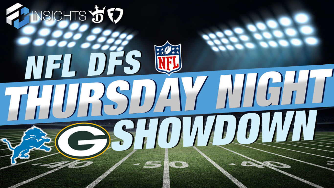 NFL DFS Thursday Night Showdown: Lions at Packers – 9/28/23